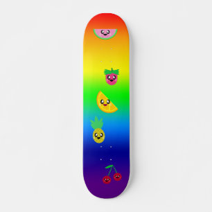 KAWAII RAINBOW FRUITS DECK SKATEBOARD