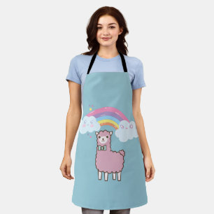 Kawaii Rainbow Lame  Apron
