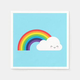 Kawaii Rainbow Napkin