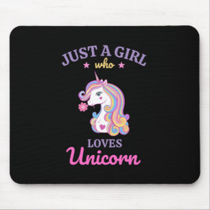Kawaii Rainbow Unicorn Magical Colorful         Mouse Pad