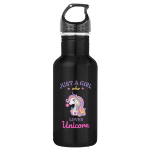 Kawaii Rainbow Unicorn Magical Colourful   532 Ml Water Bottle