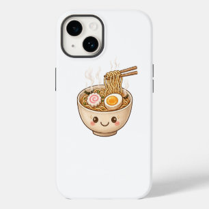 Kawaii Ramen Bowl Noodle Soup Japanese Food Art iPhone 14 Case