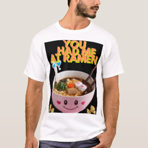 Kawaii Ramen Bowl T-Shirt – Cute & Fun Foodie Tee