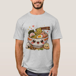 Kawaii Ramen Bowl T‑Shirt T-Shirt