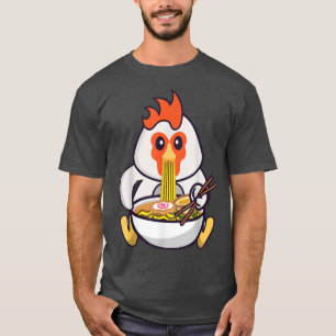 Kawaii Ramen Cute Anime Chicken Otaku Japanese Noo T-Shirt