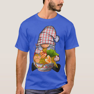 Kawaii Ramen Gnome, Japanese Neko Noodle Funny Ani T-Shirt