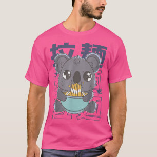 Kawaii Ramen Japanese Anime Noodles Cute Koala Noo T-Shirt