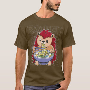 Kawaii Ramen Japanese Anime Noodles Cute Shiba Inu T-Shirt