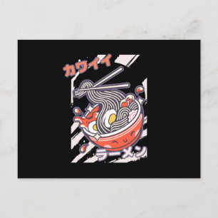 Kawaii Ramen nodels Postcard