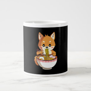 Kawaii ramen shiba inu noodles lover gift large coffee mug