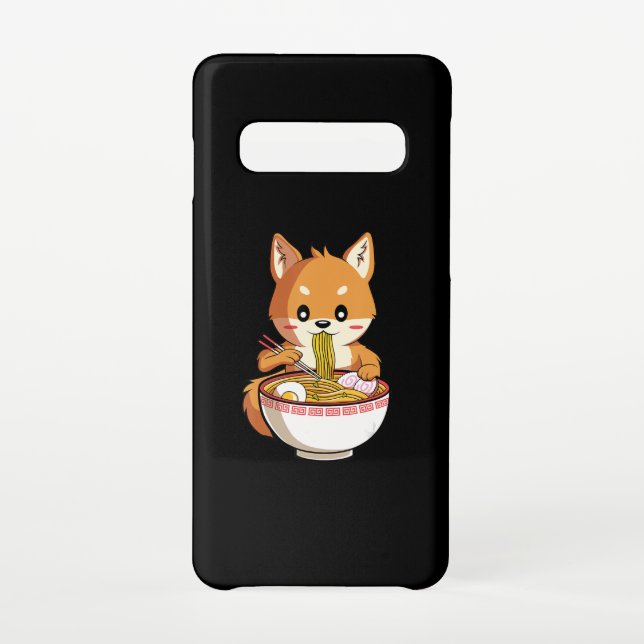 Kawaii ramen shiba inu | noodles lover gift samsung galaxy case (Back)