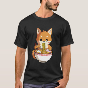 Kawaii ramen shiba inu   noodles lover gift T-Shirt