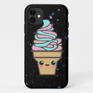 Kawaii Rave Ice Cream In Space iPhone 11 Case
