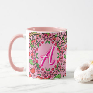Kawaii Red Cherry Vibes Cute Girly Aesthetic [Pro Mug
