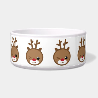 Kawaii Reindeer Pet Bowl