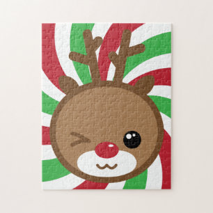 Kawaii Reindeer Puzzle