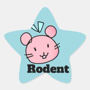☆ kawaii Rodent☆ small animal☆ Star Sticker