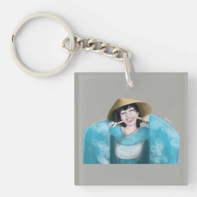 Kawaii Sachiko Keychain (Front)