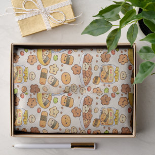 Kawaii sakura arare snack tissue paper