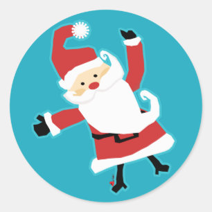 Kawaii Santa Stickers