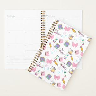 Kawaii School Supplies & Cute Cats Spiral Planner