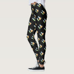 Kawaii Scientist Science Lab Leggings<br><div class="desc">Kawaii Science Lab featuring a Kawaii magnifying glass,  a Kawaii flask and a Kawaii test tube.</div>
