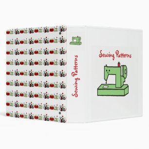 Kawaii Sewing Machine Binder