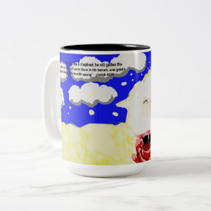 Kawaii sheep  Two-Tone coffee mug