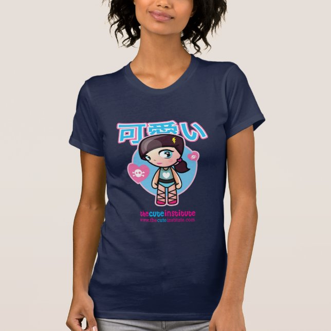 kawaii short sleeve dark tee (Front)