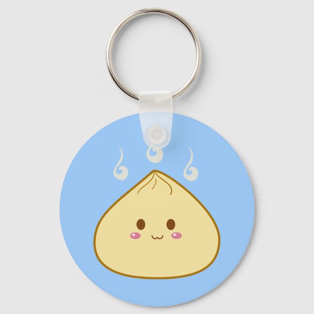 Kawaii "SioPao" Meatbun Keychain (Front)