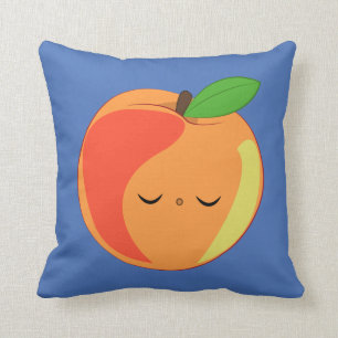Kawaii Sleepy Lil’ Peach pillow