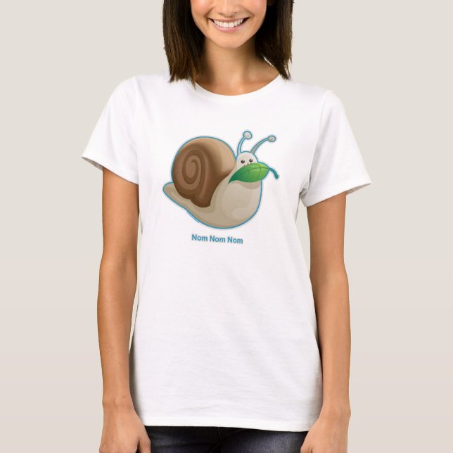 Kawaii Snail T-Shirt (Front)