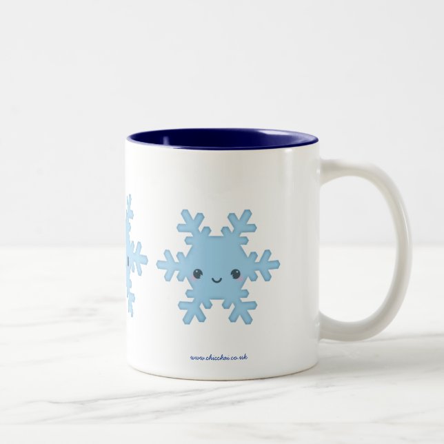 Kawaii Snowflake Mug (Right)