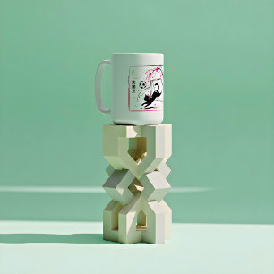 Kawaii Soccer Cat Goal Gift for Youth Athletes Coffee Mug