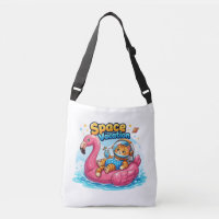 Kawaii Space Cat Vacation Design