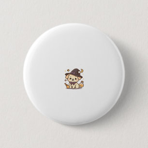 Kawaii Spooky Season Dog � Halloween Pup Classic T 2 Inch Round Button