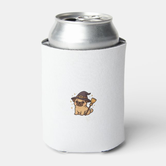 Kawaii Spooky Season Dog � Halloween Pup Classic T Can Cooler (Can Front)
