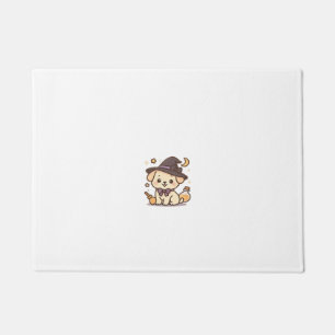 Kawaii Spooky Season Dog � Halloween Pup Classic T Doormat