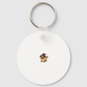 Kawaii Spooky Season Dog � Halloween Pup Classic T Keychain