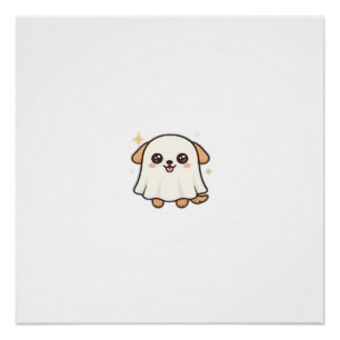 Kawaii Spooky Season Dog � Halloween Pup Classic T Poster