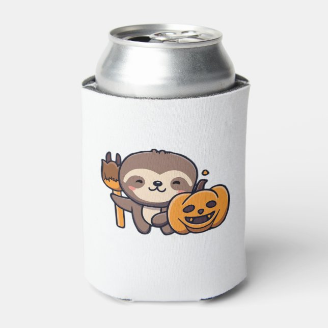 kawaii spooky sloth Classic T-Shirt Can Cooler (Can Front)