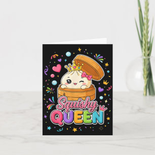 Kawaii Squishy Queen Dumpling Pastel Anime Card