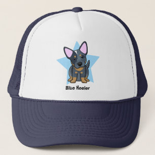 Kawaii Star Blue Heeler Trucker Hat