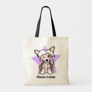Kawaii Star Chinese Crested Tote Bag