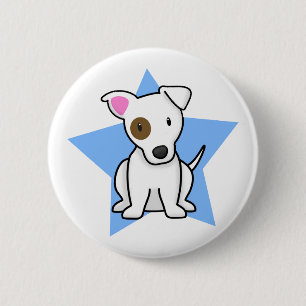 Kawaii Star Jack Russell Button