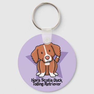 Kawaii Star Nova Scotia Duck Tolling Retriever Keychain