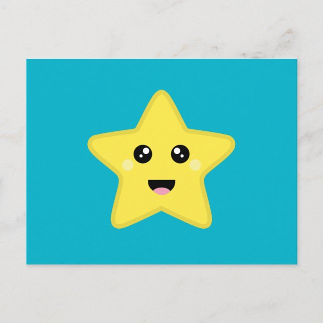 Kawaii Star Postcard (Front)