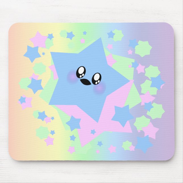 KAWAII STARS COSMIC BUZZ MOUSE PAD (Front)