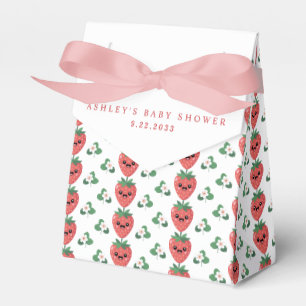 Kawaii Strawberry Baby Shower Favor Box