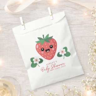 Kawaii Strawberry Baby Shower Favour Bag